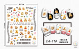 Nail Stickers Teddy Bear CA-110