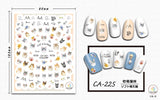 Nail Stickers Cat CA-225