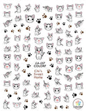 Nail Stickers Cat CA-537