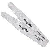 PrettyClaw Acrylic Nail Files Diamond Shape 180/240 Grit - Zebra (10 pieces)