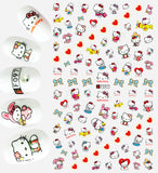 Nail Stickers Hello Kitty Bows F-097