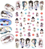 Nail Stickers Anime Princess Flowers F-156