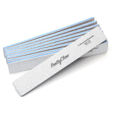 PrettyClaw Acrylic Nail Files Rectangle Jumbo Shape 180/240 Grit - Zebra (10 Pieces)