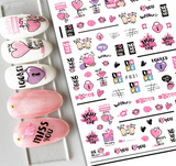 Nail Stickers Valentine's Day F-831